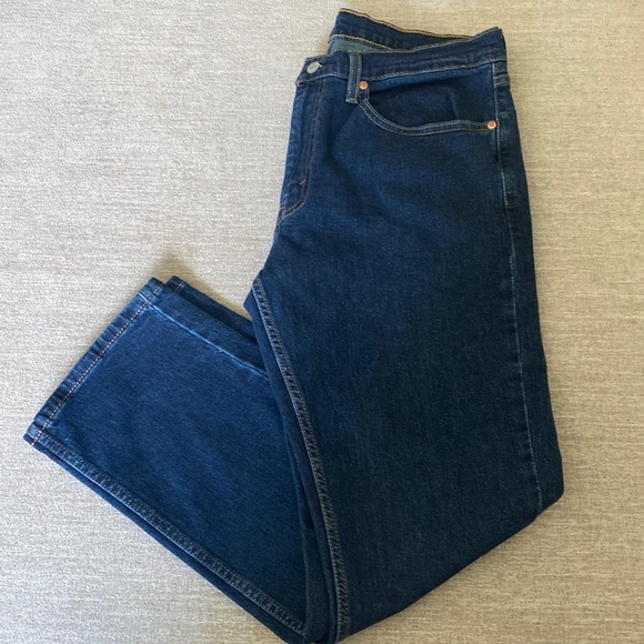 Levi’s 559 Dark wash Relaxed Straight Leg Jeans Size 34/30. NWOT - Picture 4 of 12